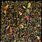 Persian Silk Carpet with Exotic Birds and Floral Tree – Black Paradise Garden Rug