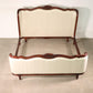 Contemporary Louis XV Style King Bed with Custom Carving