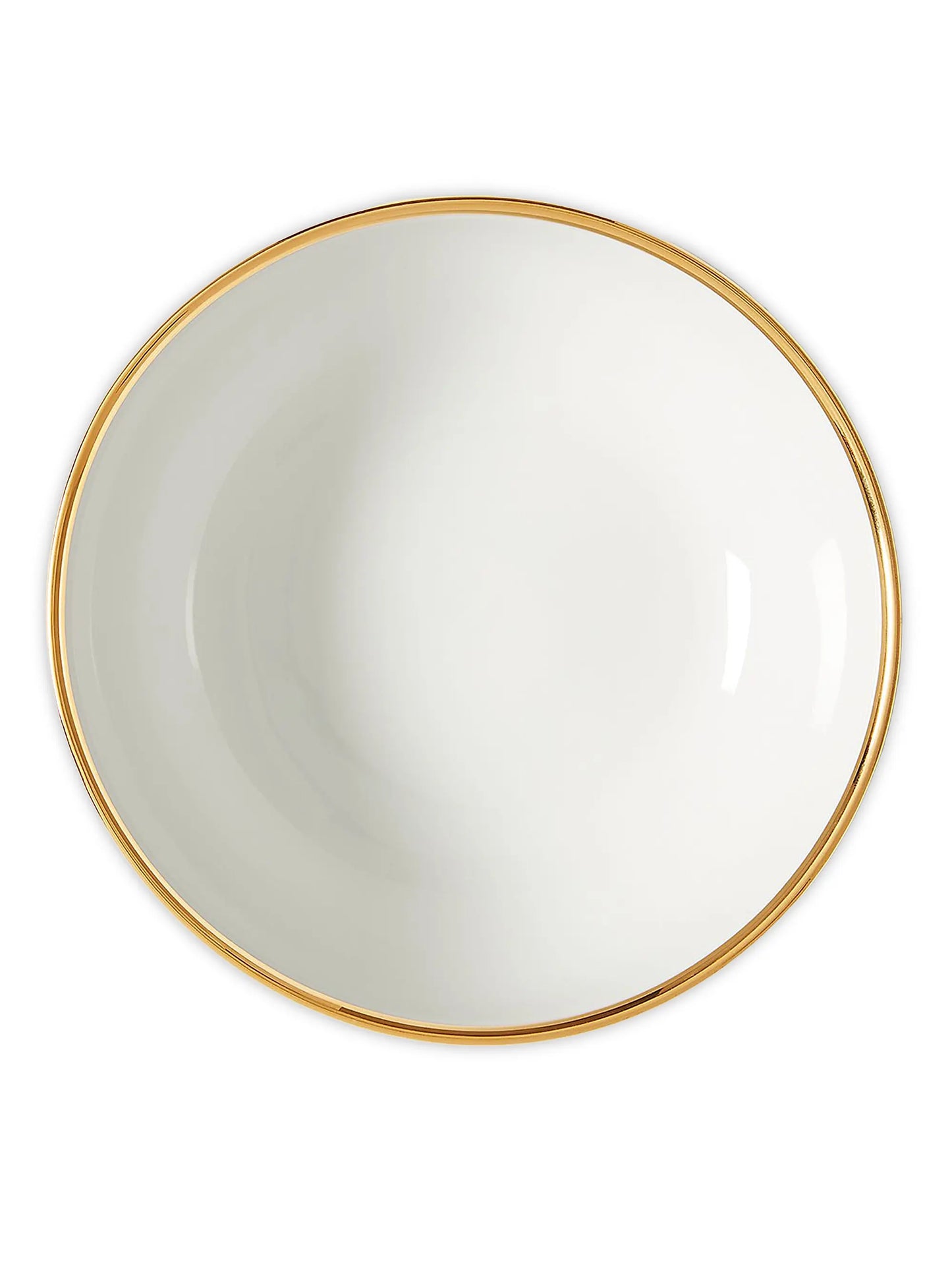 Wilshire Porcelain Cereal Bowl - Gold Accent
