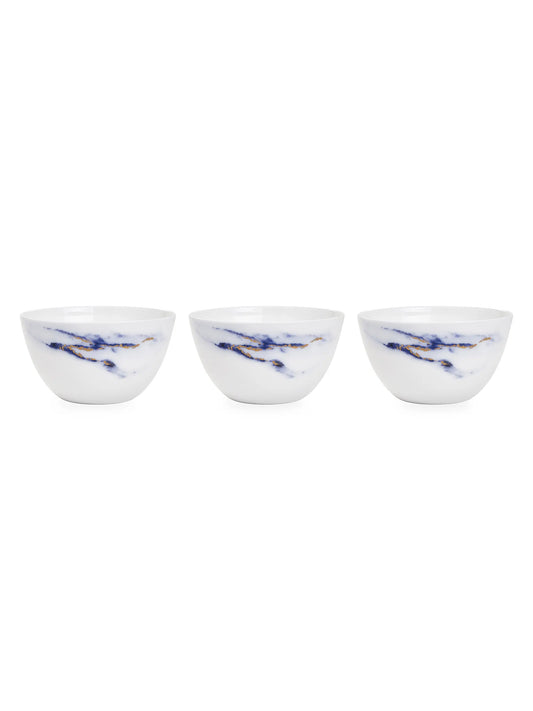 Marble Azure 3-Piece Nut Bowl Set