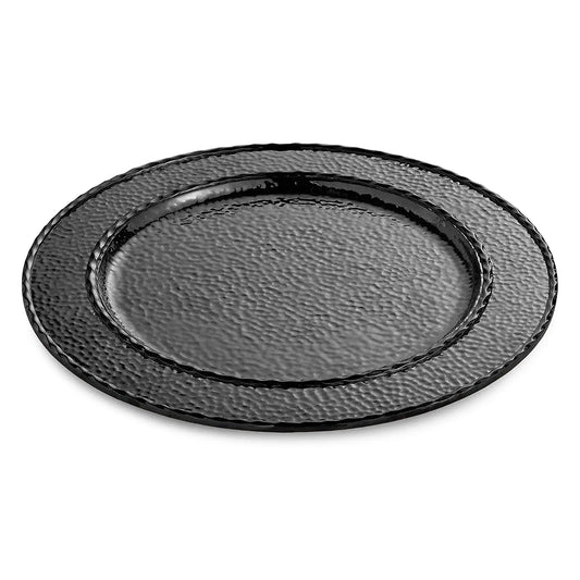 Hammertone Dark Grey Charger Plate