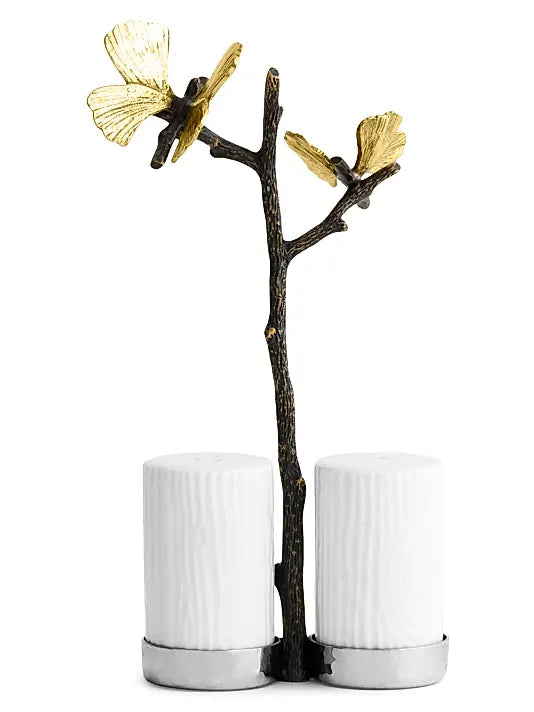 Butterfly Ginkgo Salt & Pepper Shakers