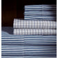 Organic Shirting Stripe 400-Thread Count Pillowcase Set – Blue Stripe