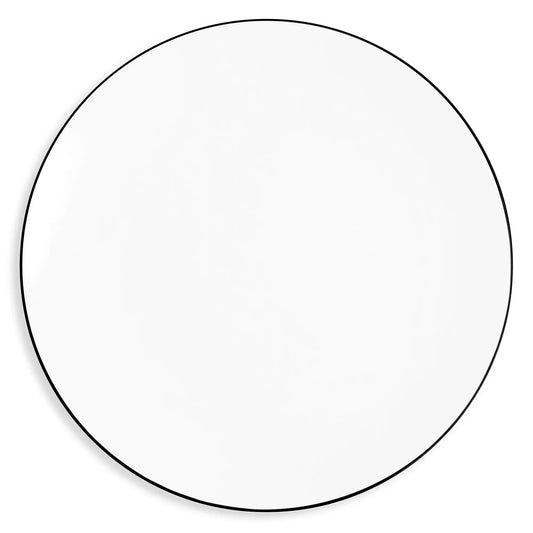 Matte Black Coupe Charger Plate