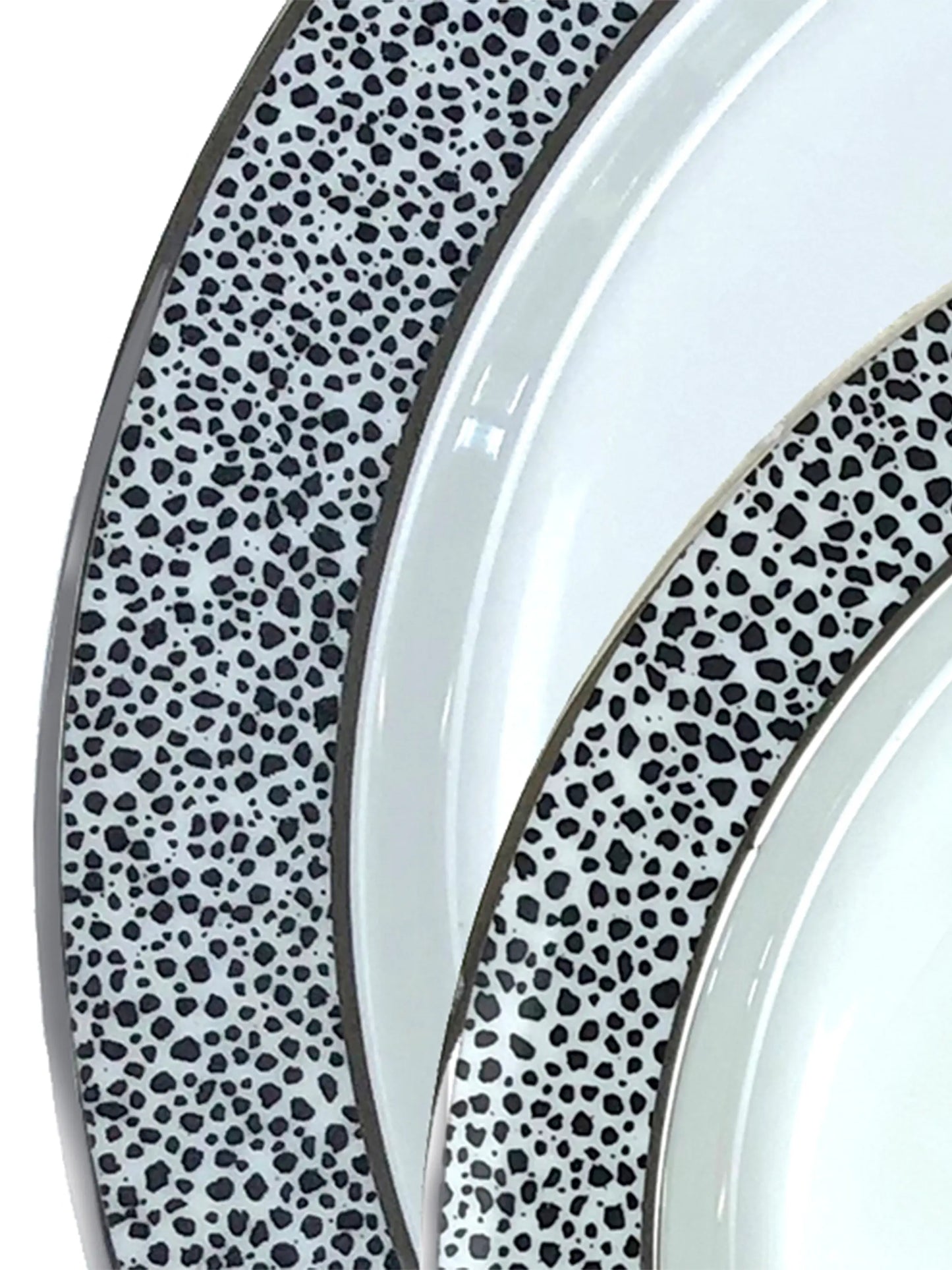 Panthera Platinum 4-Piece Salad Plate Set