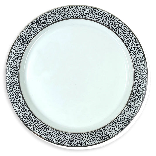 Panthera Platinum 4-Piece Salad Plate Set