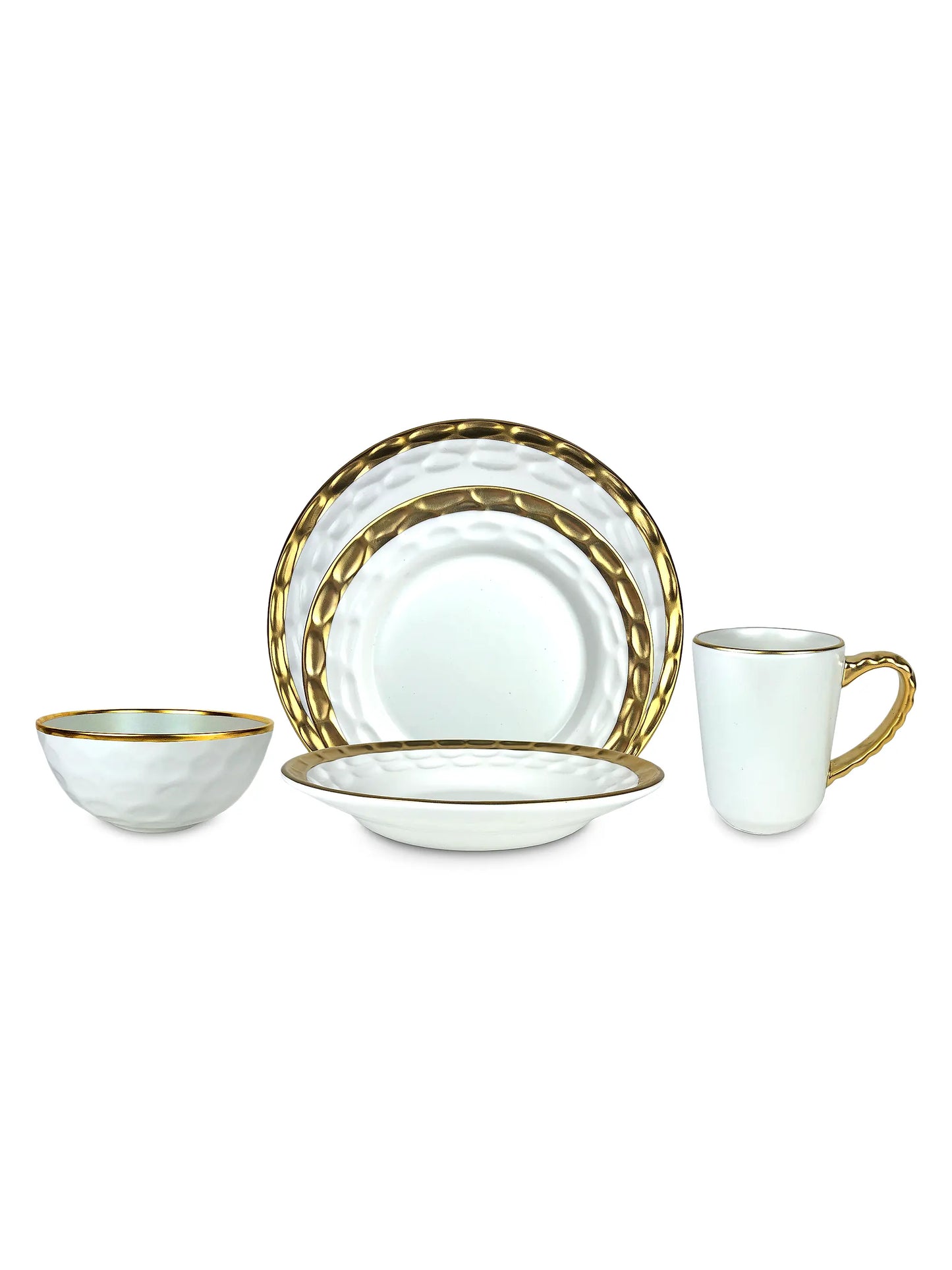 Truro Gold 4-Piece Appetizer Bowl Set