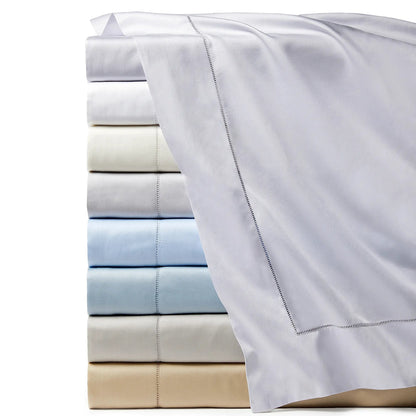 Fiona Solid Grey Luxury Cotton Sheet & Pillowcase Set