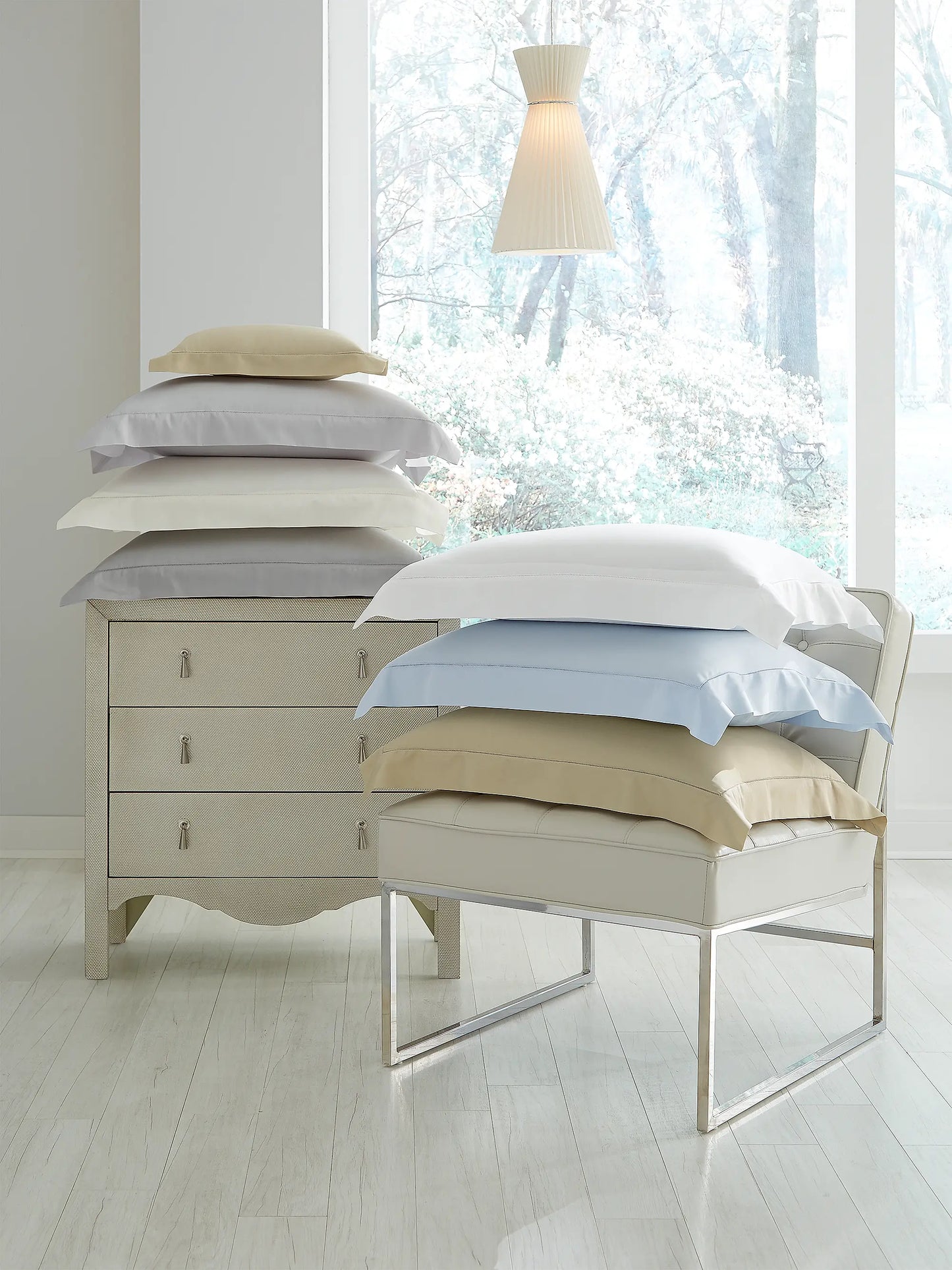 Fiona Solid Grey Luxury Cotton Sheet & Pillowcase Set