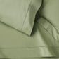 Fiona Solid Grey Luxury Cotton Sheet & Pillowcase Set