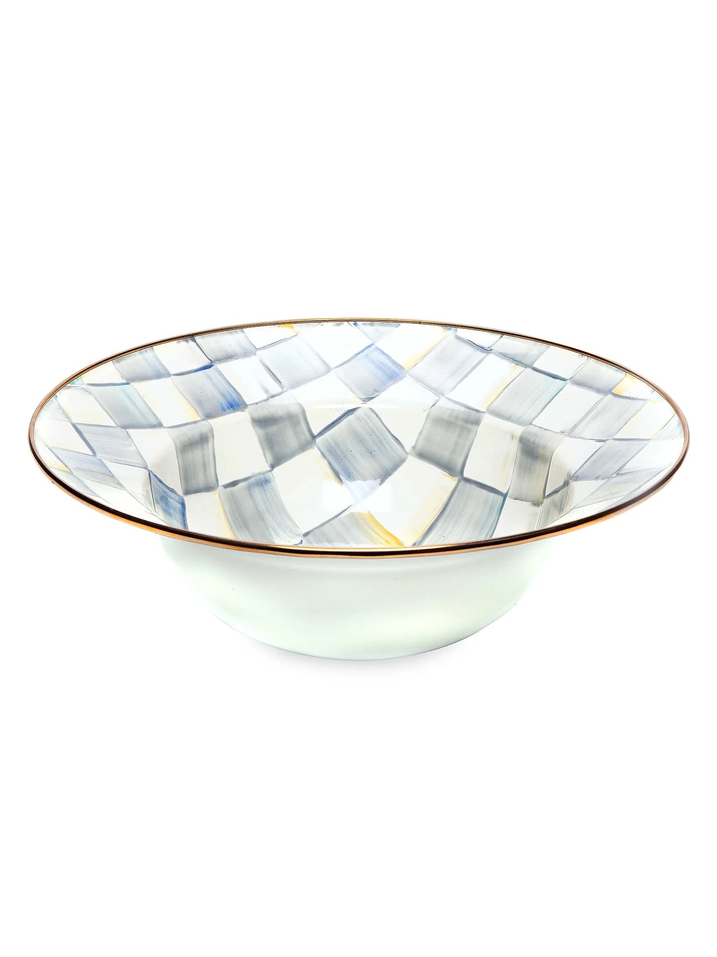 Sterling Check Serving Bowl