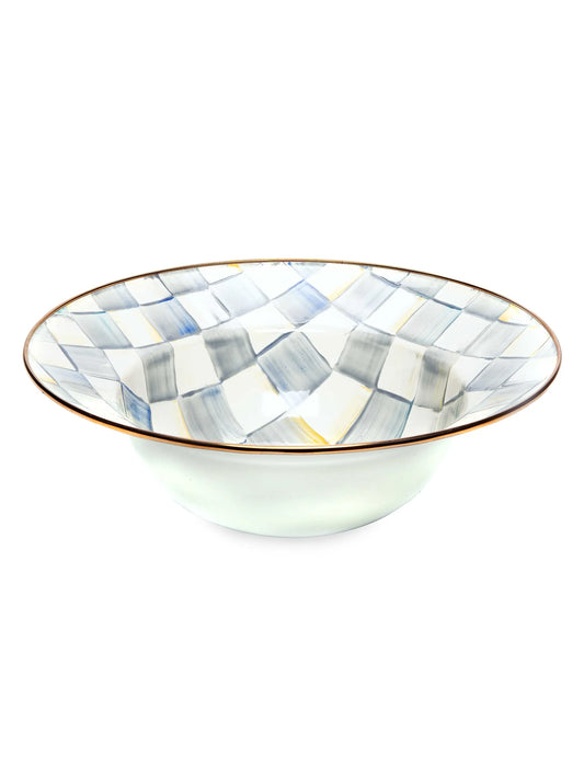 Sterling Check Serving Bowl