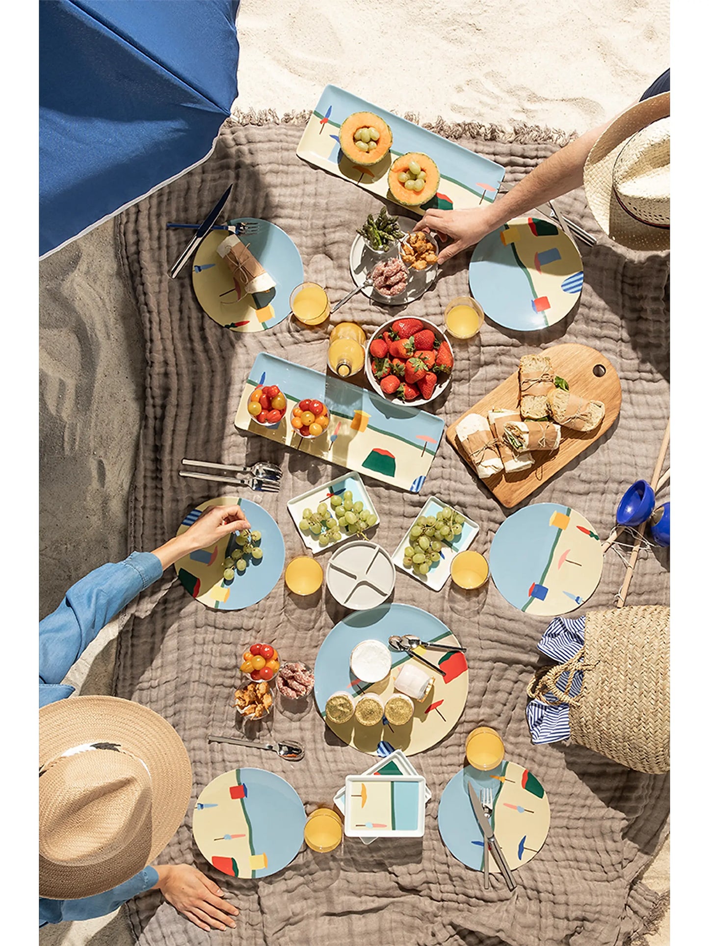 Destination Mer Porcelain Presentation Plate