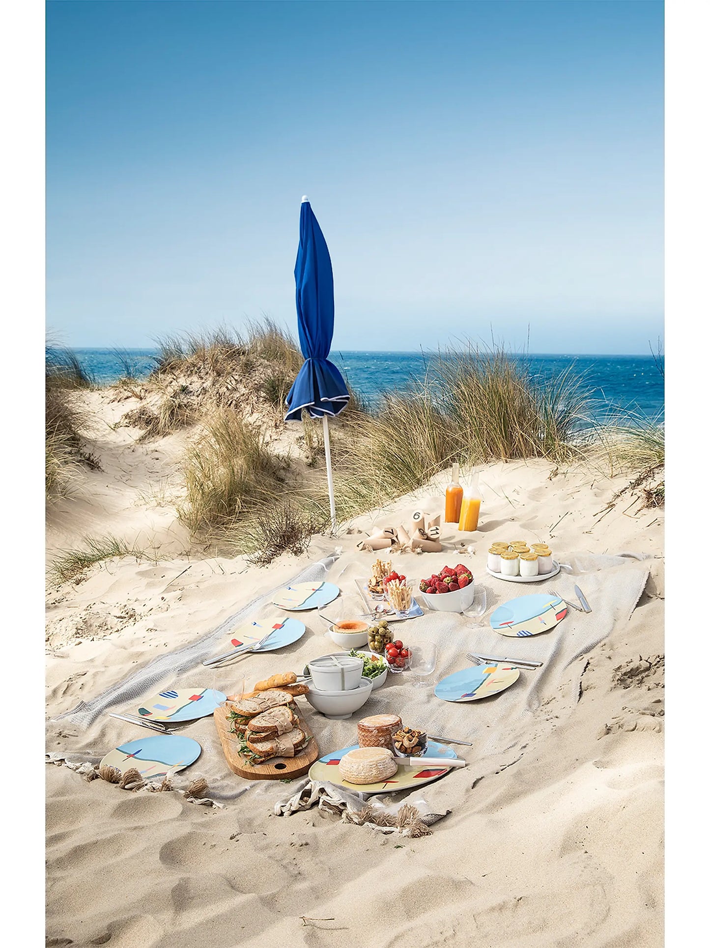 Destination Mer Porcelain Presentation Plate