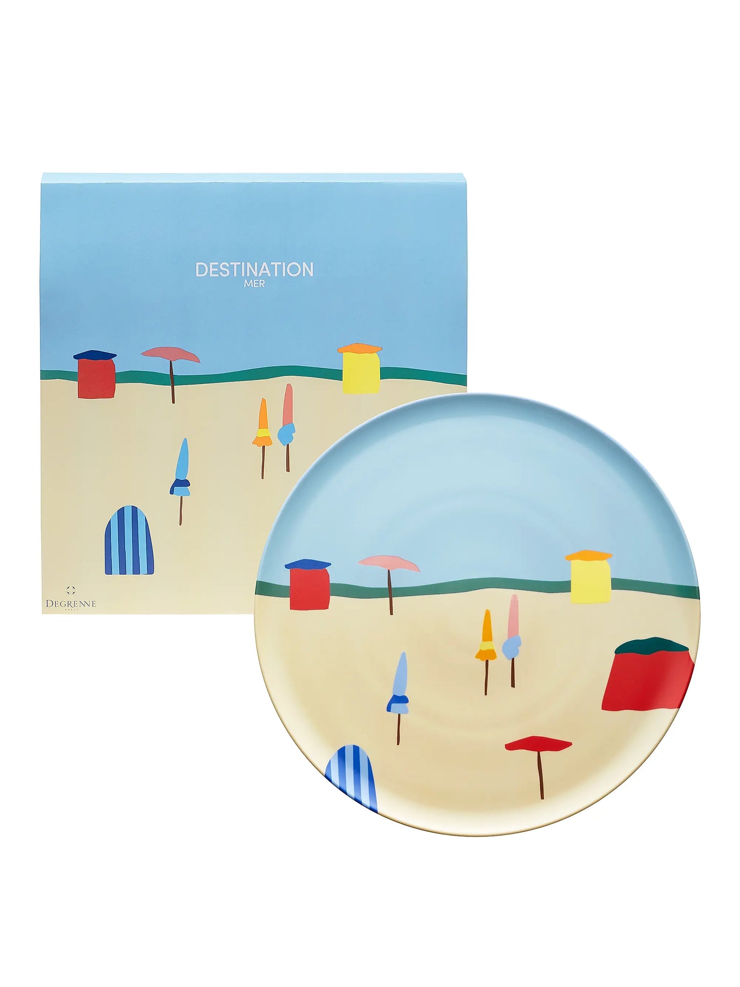 Destination Mer Porcelain Presentation Plate