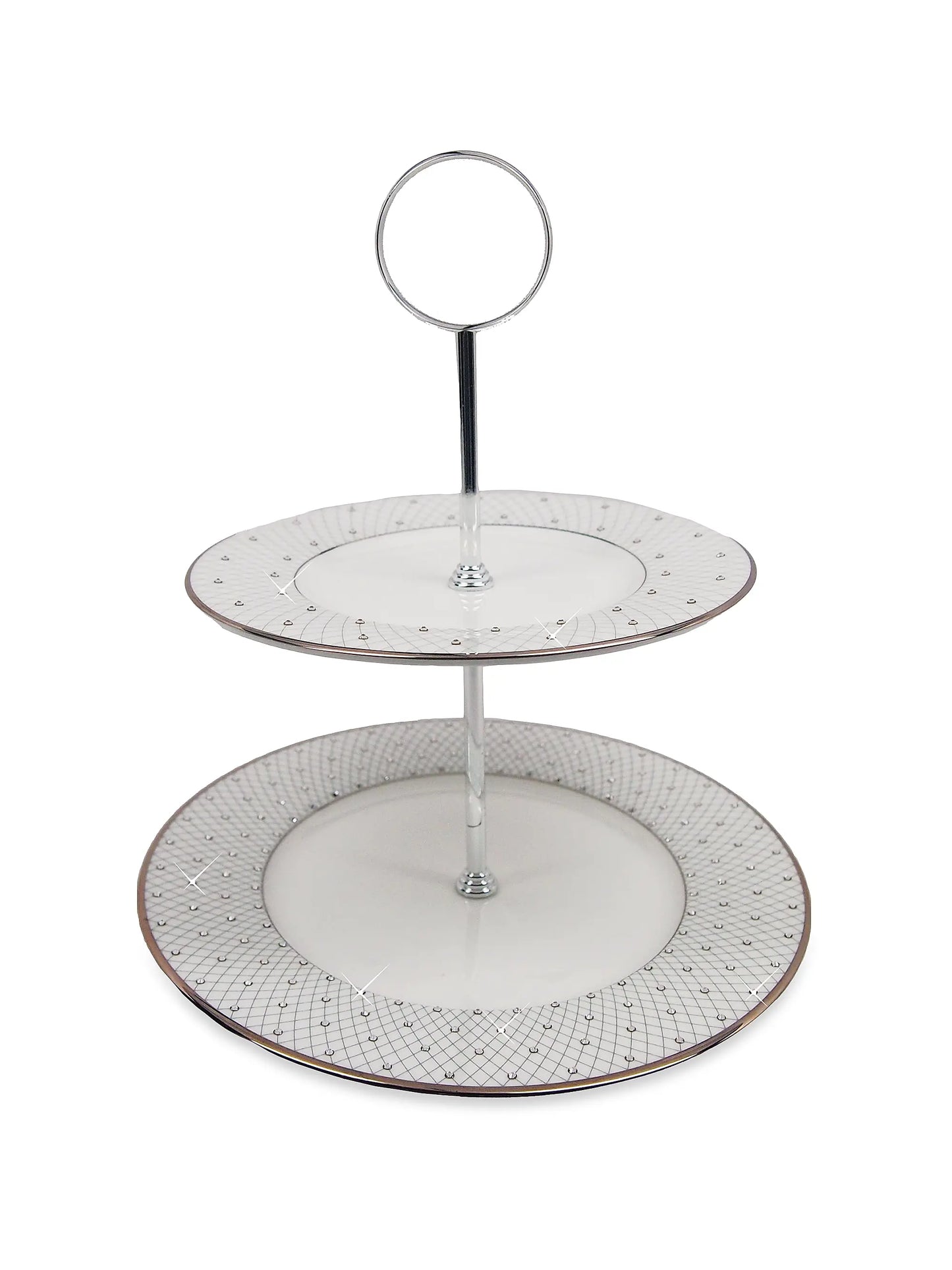 Princess Platinum 2-Tier Cookie/Chocolate Stand