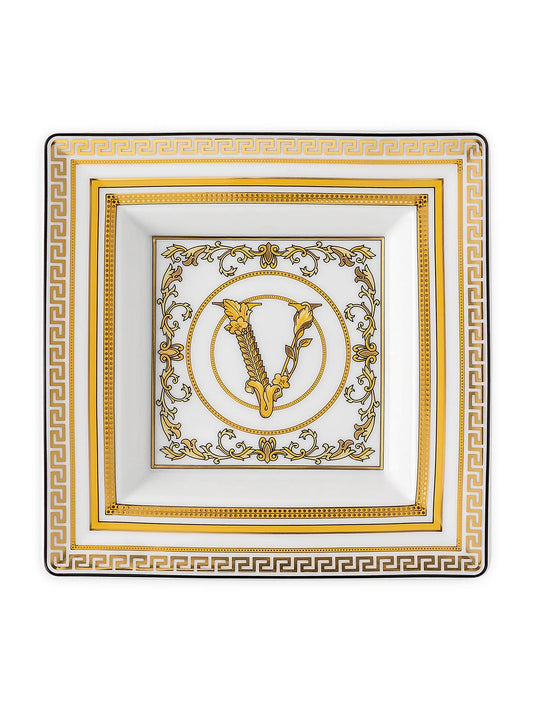 Rosenthal Meets Versace Virtus Gala White Porcelain Tray