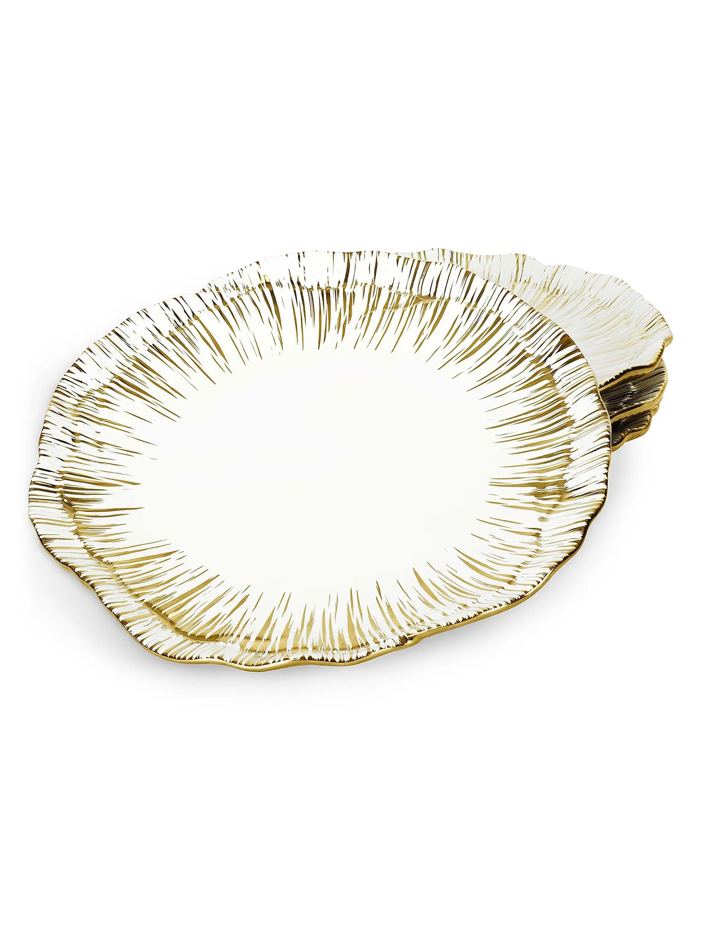 Anemone Floral 4-Piece Side Plate Set