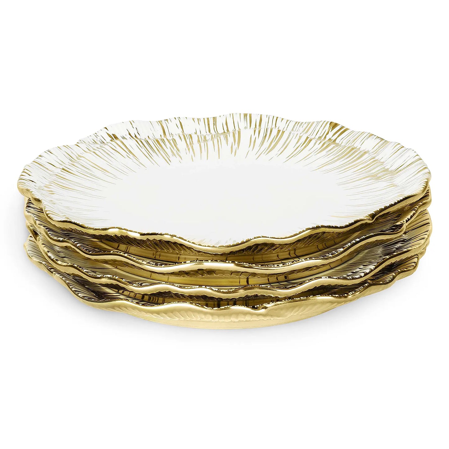 Anemone Floral 4-Piece Side Plate Set