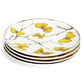 Butterfly Ginkgo Gold Tidbit Plate Set — 4 Pieces