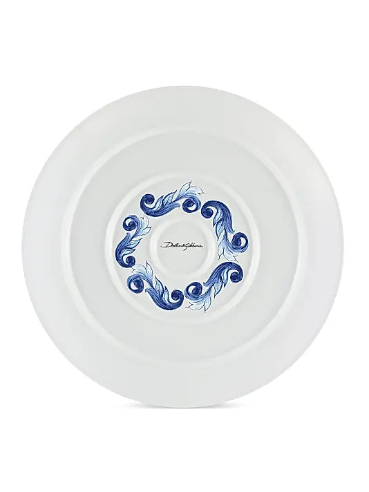 Blue Mediterraneo Stella Medium Round Serving Plate