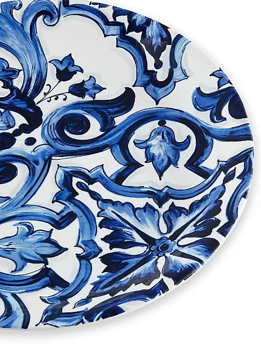 Blue Mediterraneo Stella Medium Round Serving Plate