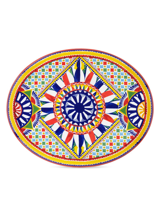 Carretto Medium Oval Serving Plate
