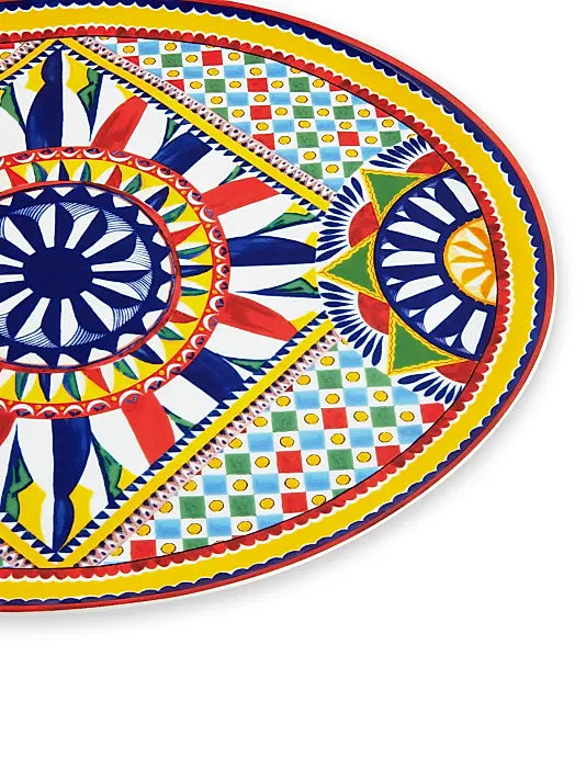 Carretto Medium Oval Serving Plate