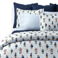 Teddy Bear Stripe Cotton Sheeting Set (4-Piece)