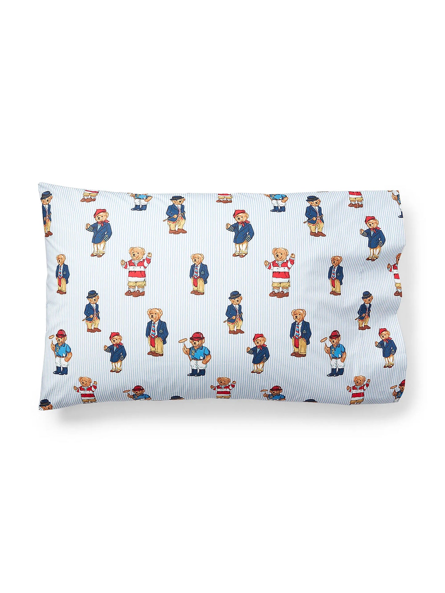 Teddy Bear Stripe Cotton Sheeting Set (4-Piece)