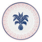 Jaipur Porcelain Charger Plate (Pink & Blue)