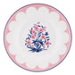 Jaipur Porcelain Soup Plate Set (2 Pieces, Pink & Blue)