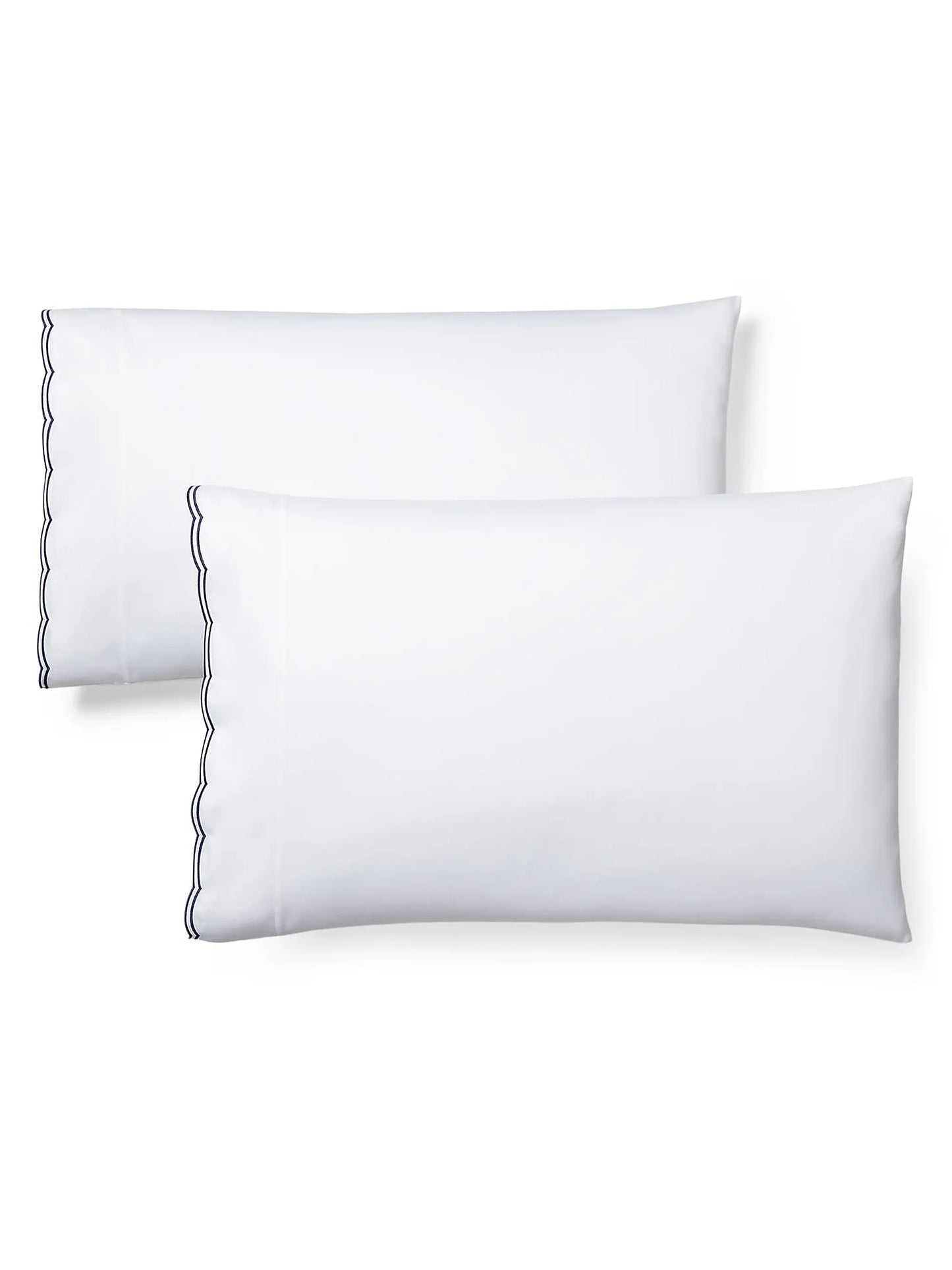 Malin Scallop Sateen Flat Sheet