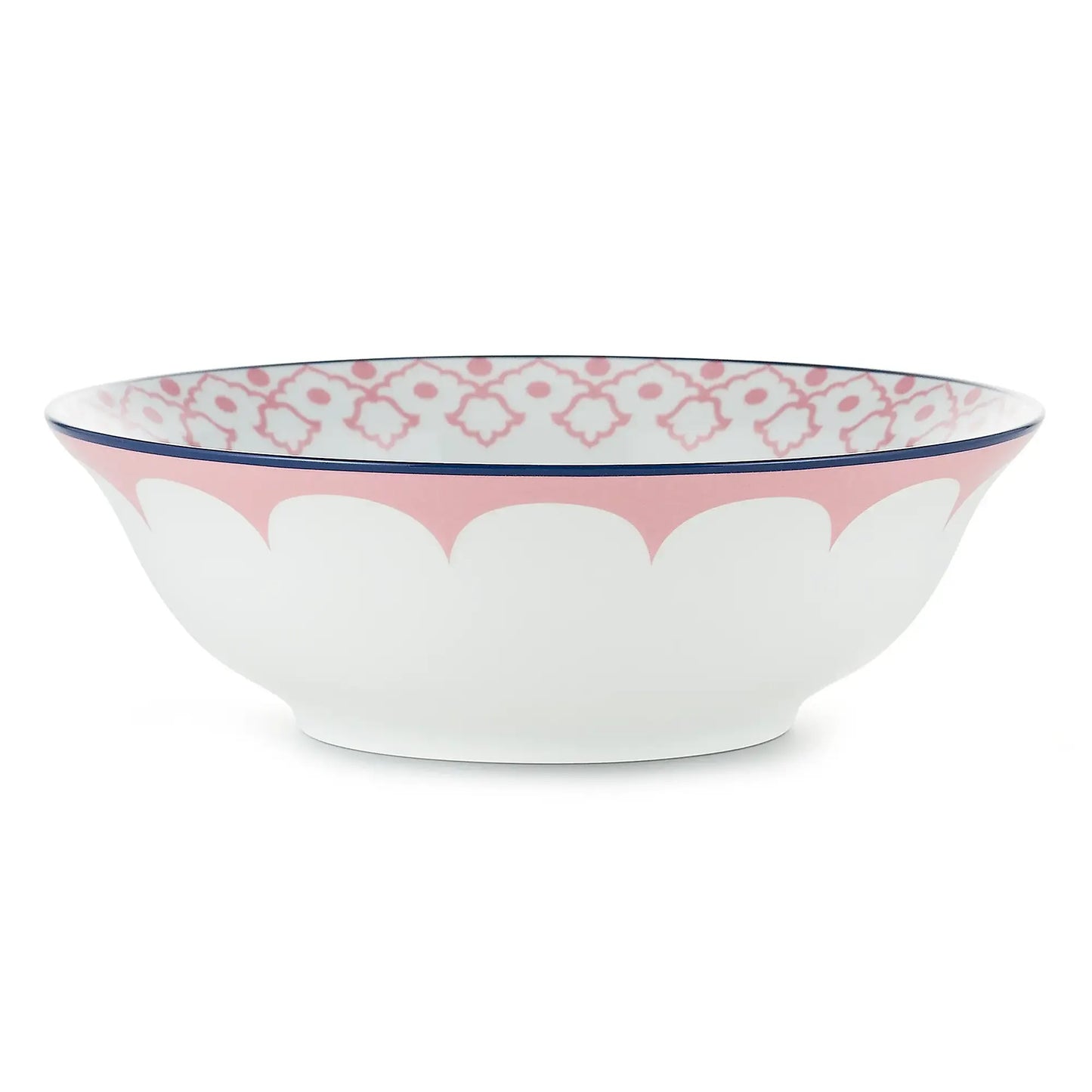 Oriental-Pattern Round Porcelain Salad Bowl (Ø 26 cm)