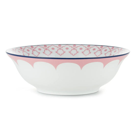 Oriental-Pattern Round Porcelain Salad Bowl (Ø 26 cm)