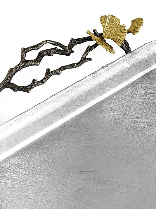 Butterfly Ginkgo Serving Tray