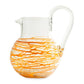 Handblown Swirl Glass Pitcher