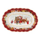 Toy's Fantasy Bowl Oval Large, Santa And Kids