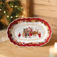 Toy's Fantasy Bowl Oval Large, Santa And Kids