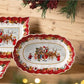 Toy's Fantasy Bowl Oval Large, Santa And Kids