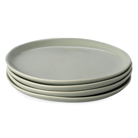 Beachgrass Green Stoneware Dessert Plate (Set of 4)
