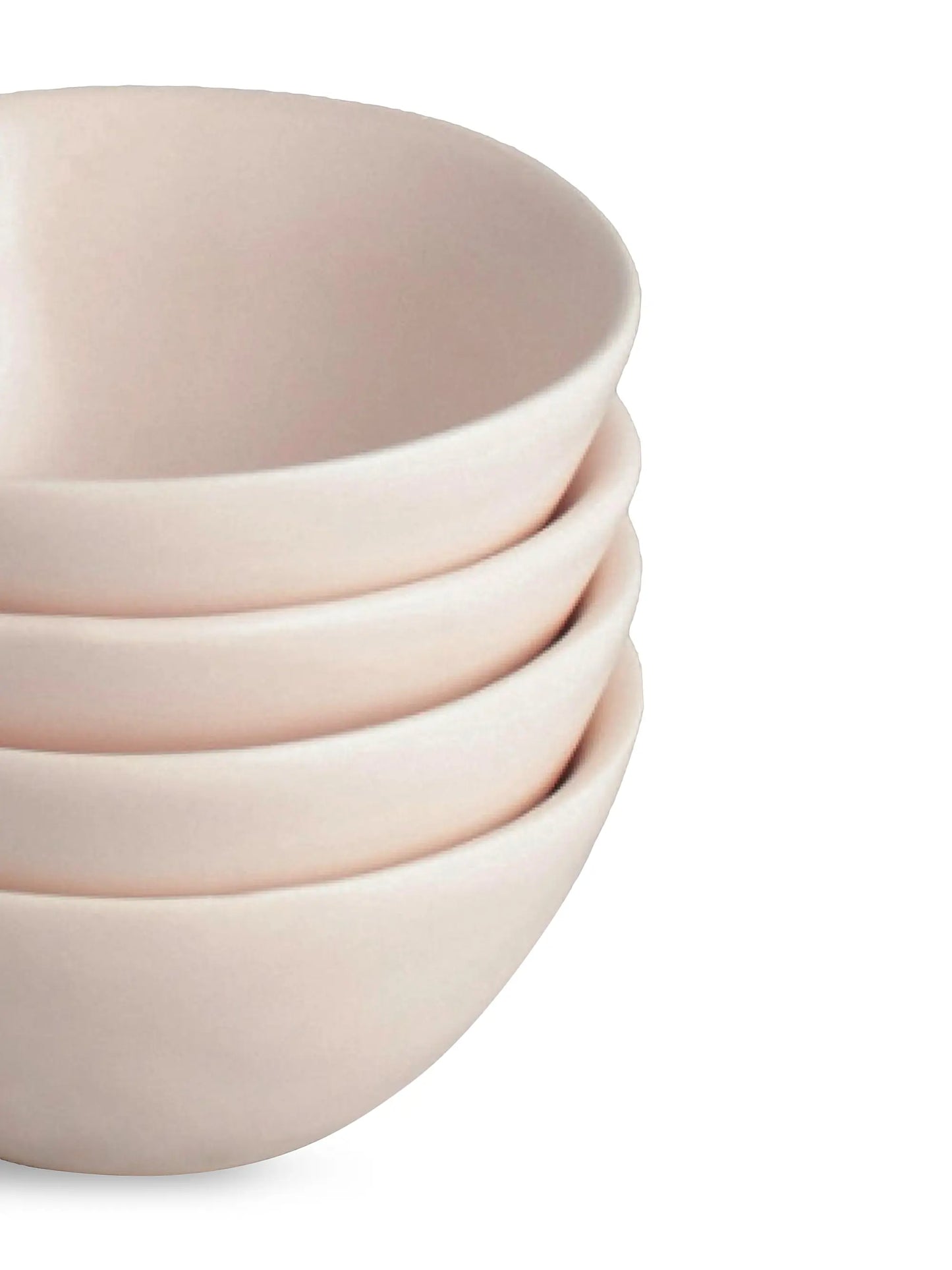 Speckled White Mini Ceramic Bowls – Set of 4