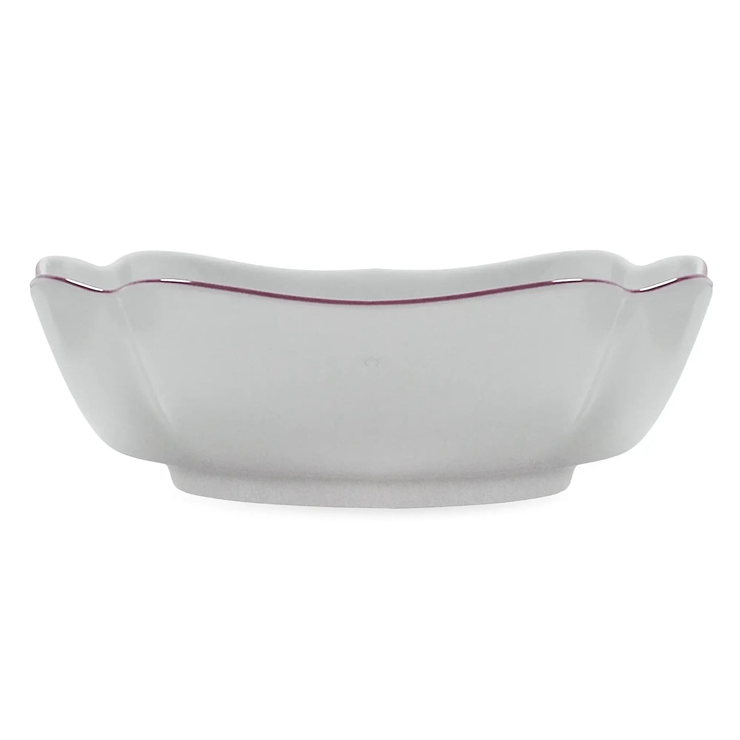 Entropia Red Porcelain Cereal Bowl Set (4-Piece)