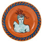 Il Viaggio di Nettuno Dessert Plate - Rock Orange