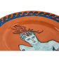 Il Viaggio di Nettuno Dessert Plate - Rock Orange