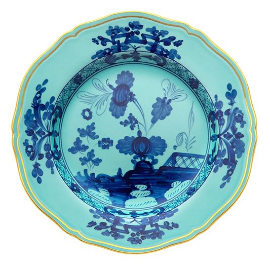 Oriente Italiano Gold-Rimmed Plate