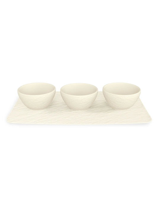 Manufacture Rock Dip Bowl Set 4