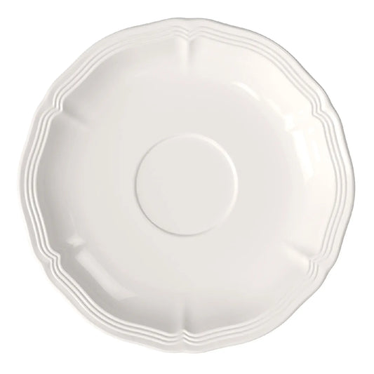 Premium Porcelain Coffee/Tea Saucer – 15 cm, White