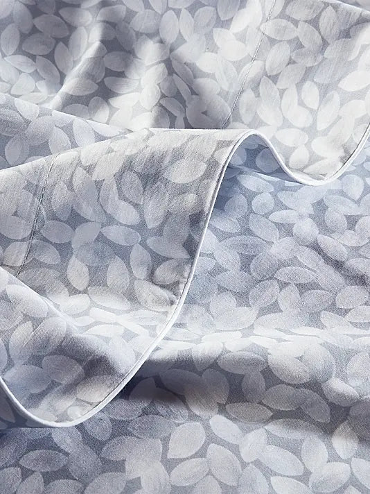 Ruban Geometric Floral Organic Cotton Sheet & Pillowcase Set