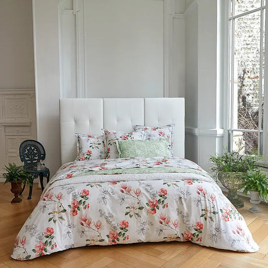 Villandry Botanical Cotton Percale Sheet & Pillowcase Set